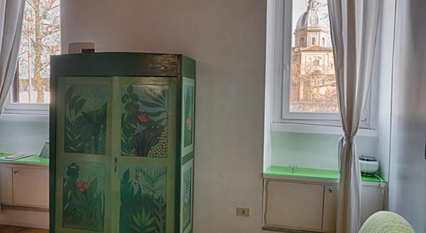 로마 the blu and green apartment 3성급 싱글룸 전망