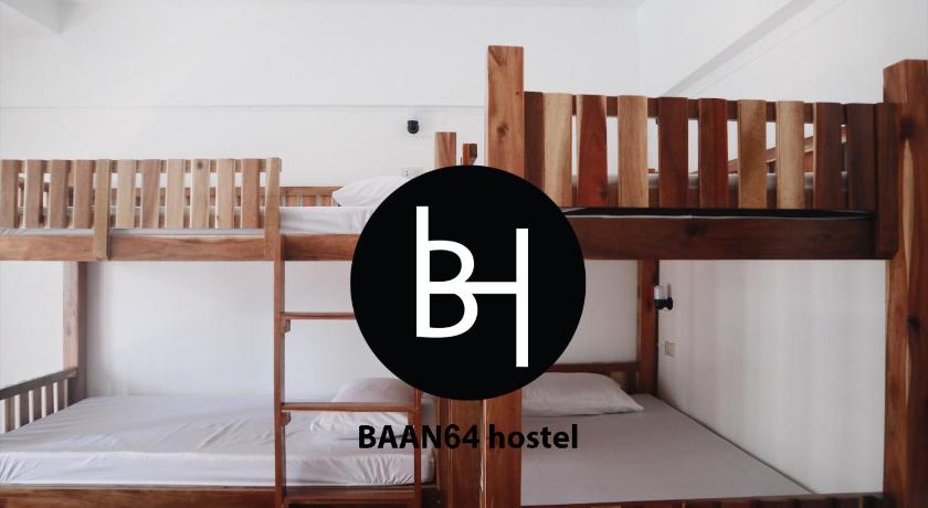 a black and white photo of a bunk bed, BAAN64 Hostel in Hat Yai