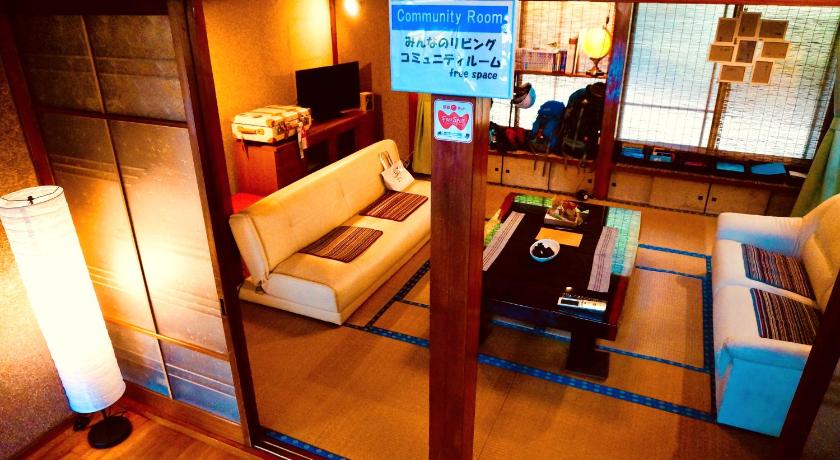 a living room filled with furniture and a tv, Matakitai in Ichinoseki