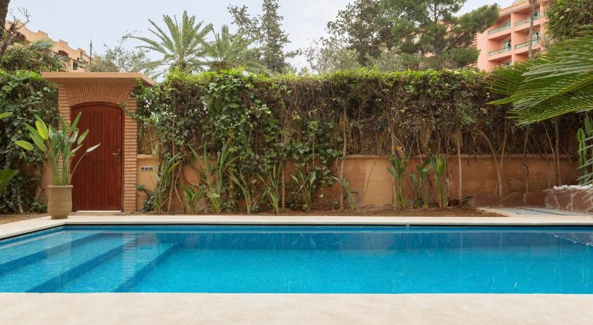 The Ruby Apartment with Private Swimming Pool - Hivernage Quarter - By Goldex Marrakech photo