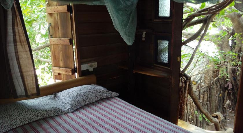 Image of Single Room in Tree House with Shared Bathroom 0