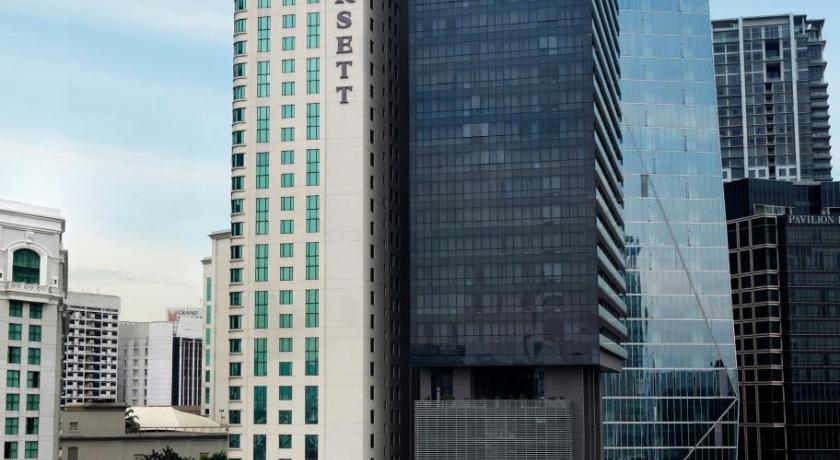 a city with tall buildings and tall buildings, Dorsett Kuala Lumpur in Kuala Lumpur
