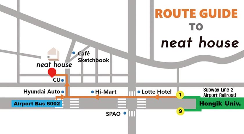 서울 니트 하우스 (Neat House) 1성급 호텔 전망