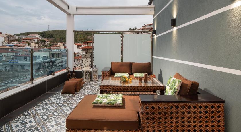 발코니/테라스 Pela Veranda Exquisite Suites