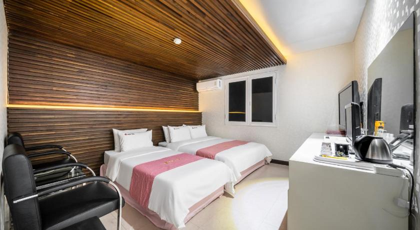 坡州 Q Hotel 2つ星 ホテル 眺望