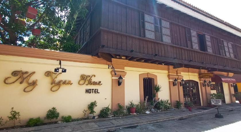 a building with a sign on the side of it, My Vigan Home Hotel in Ilocos Sur