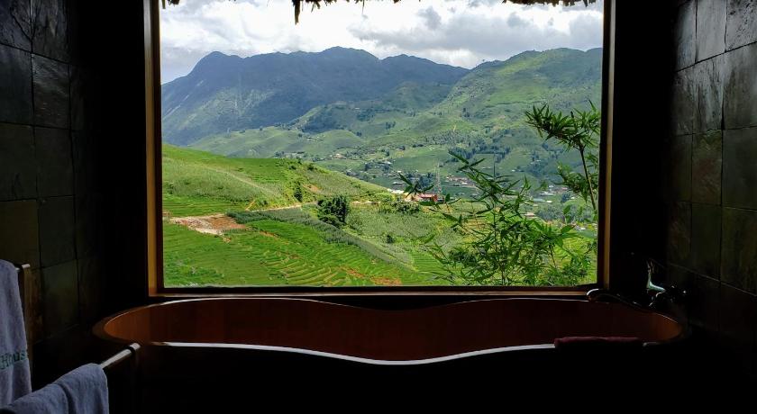 沙坝 Eco Palms House - Sapa Retreat 酒店 泳池