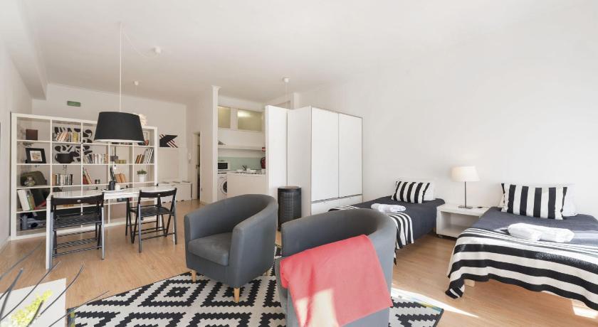 포르투 BmyGuest - Santa Catarina's Loft 2성급 싱글룸 로비