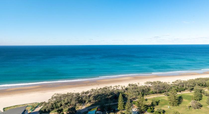 a beach with a view of the ocean, Peppers Broadbeach in Gold Coast