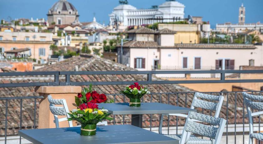 ローマ Hotel Martis Palace 4つ星 ホテル レストラン