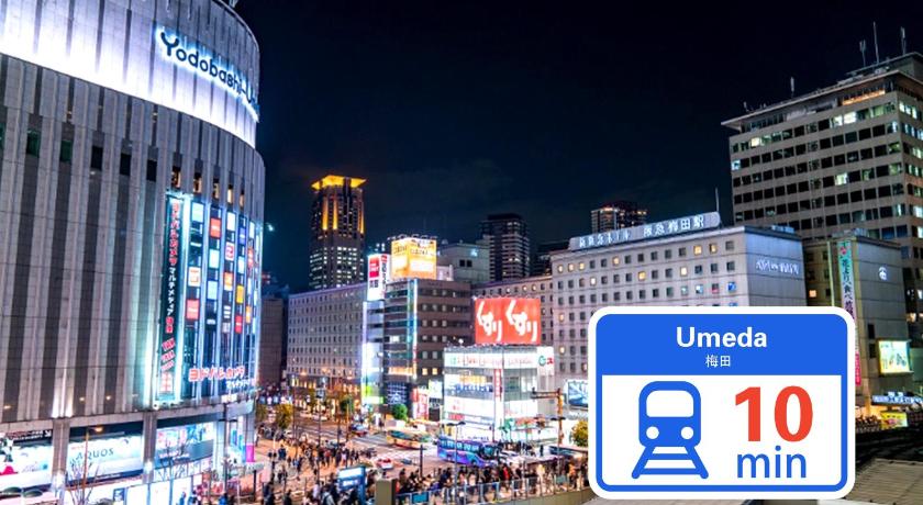 大阪 Westay Designers House/6 mins to Shinsaibashi201 3星级 住宿 餐厅