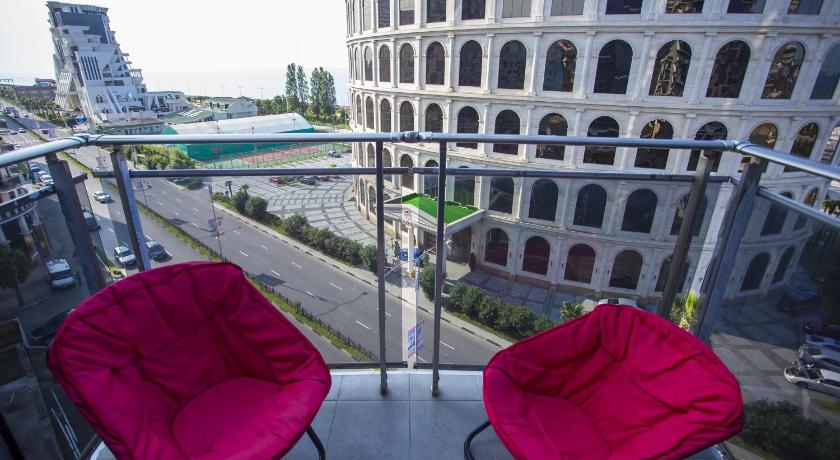 Balcony/terrace, Apartment Natalia Sea Towers in Batumi