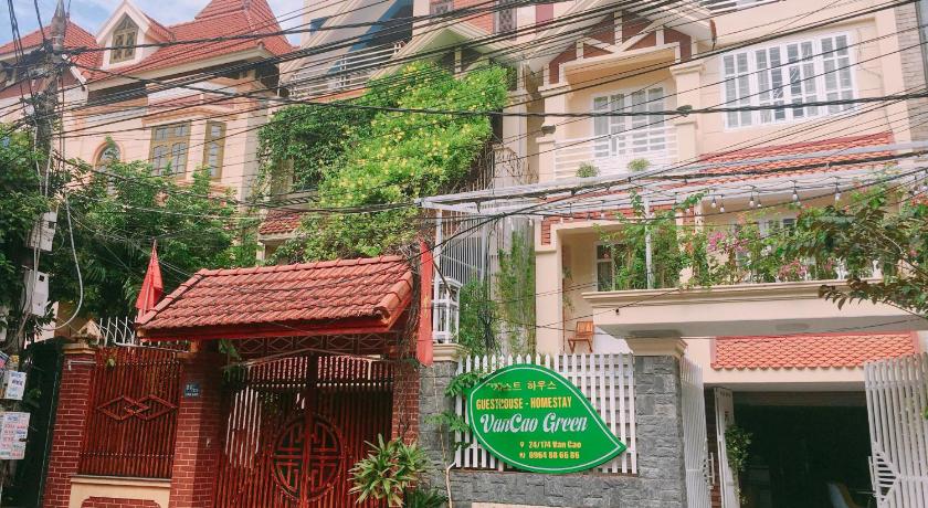 a building with a sign on the side of it, VanCao Green Homestay in Haiphong