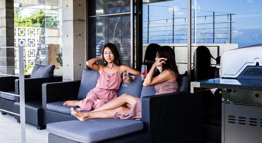 Okinawa Island THE MOVES   -Musee Villa- 4-Star Guesthouse restaurant