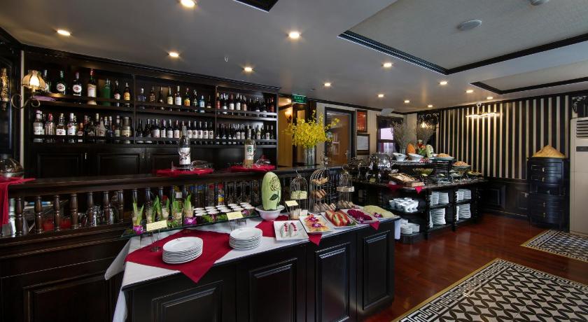 a kitchen filled with lots of counter space, Athena Royal Cruise in Hạ Long
