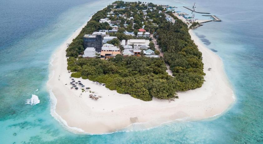 モルディブ島 Koimala Beach 3つ星 ホテル 眺望