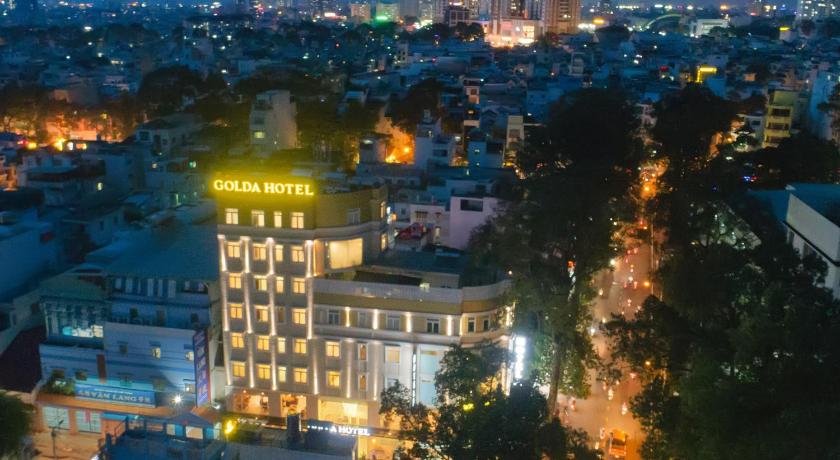 ホーチミン GOLDA HOTEL 3つ星 ホテル ロビー