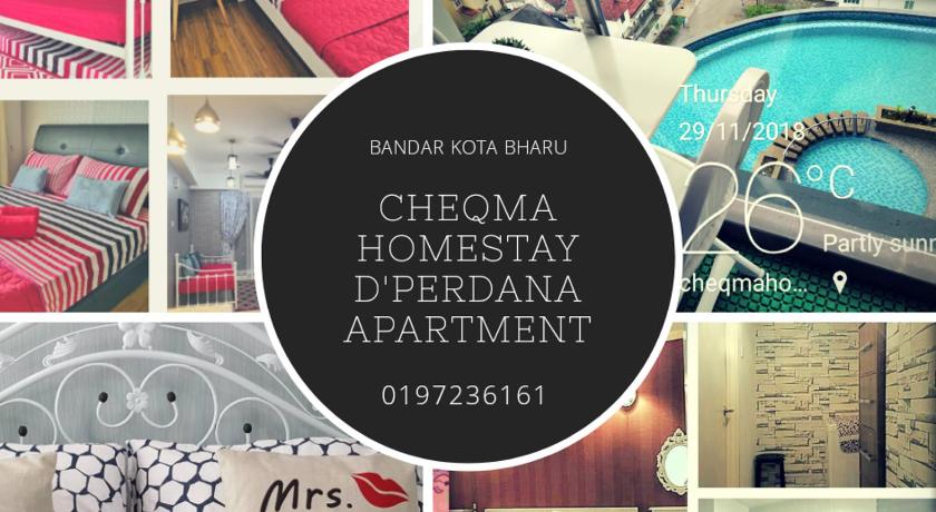 a collage of photos showing different types of items, Cheqma D'perdana Apartment Kota Bharu in Kota Bharu
