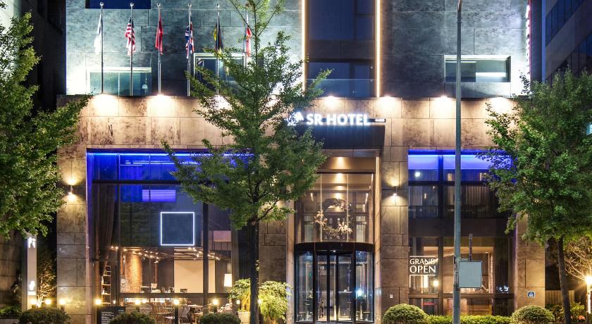 ソウル SR Hotel Seoul Magok 3つ星 ホテル ロビー