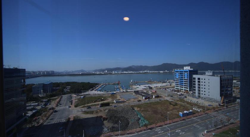 プサン Hotel OU 2つ星 ホテル 眺望