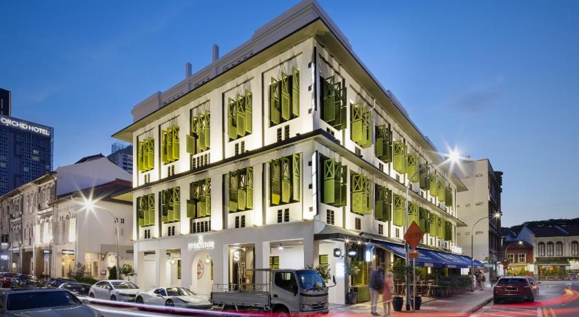 a city street with a large building on top of it, ST Signature Tanjong Pagar (SG Clean Certified) in Singapore