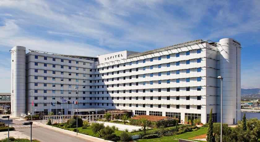 a large building with a lot of windows, Sofitel Athens Airport Hotel in Athens