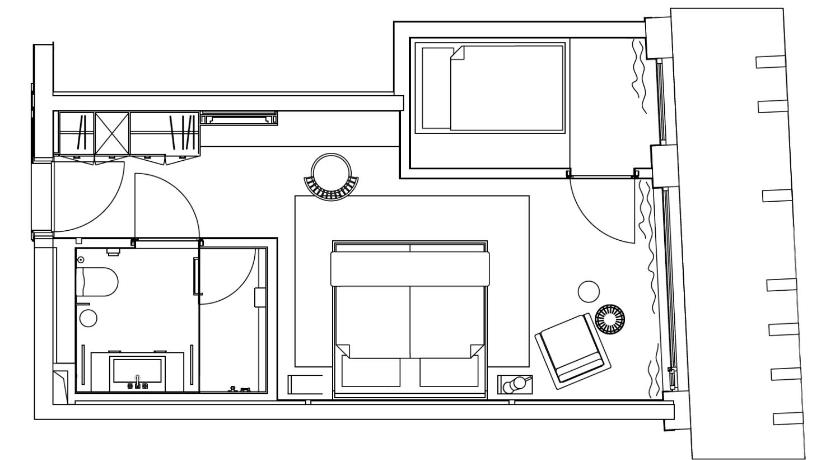 Image of Deluxe Double Room with Extra Bed 4