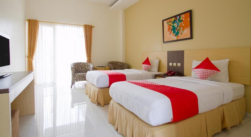 Kamar penginapan di Capital O 3222 Jeng Ratu Hotel Pangandaran
