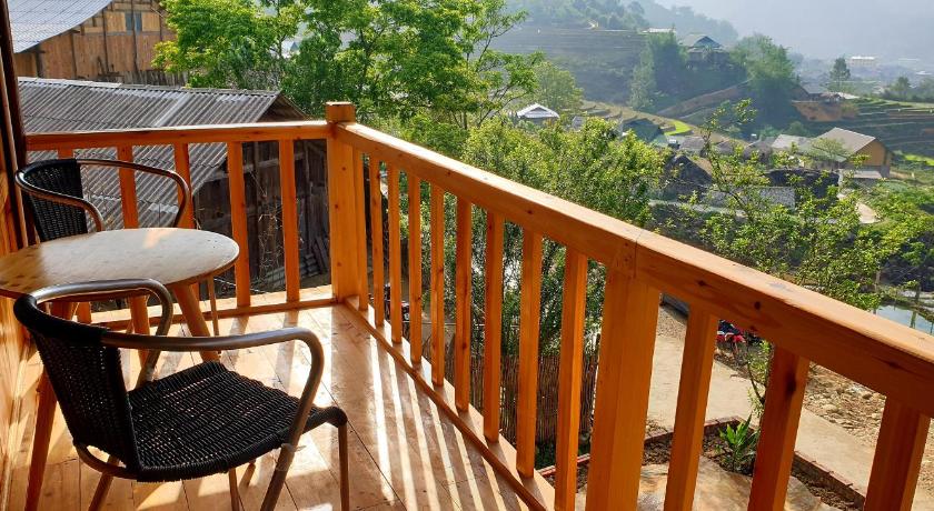 サパ Tavan Dragon House ホテル 眺望