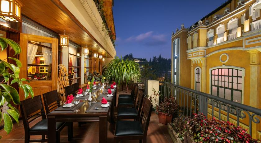 サパ Sapa Green Hotel 4つ星 ホテル 眺望