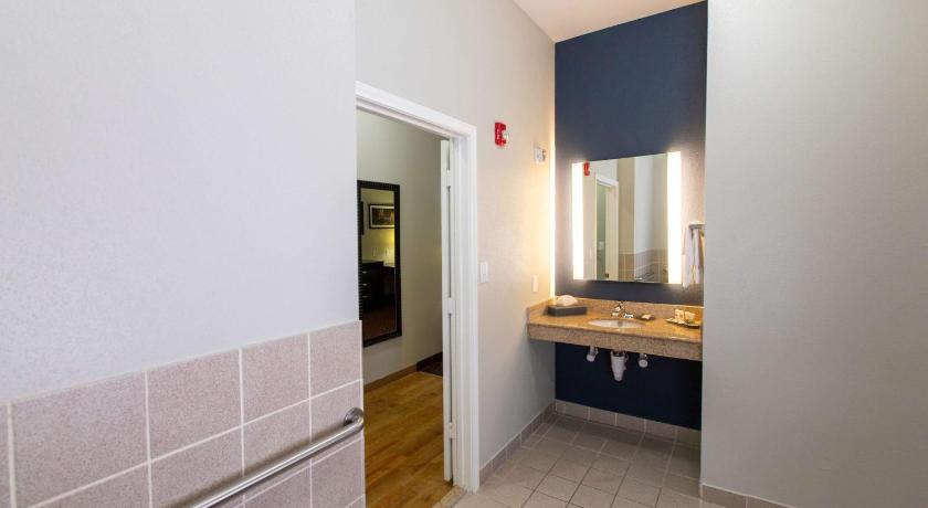 Image of 1 King Bed, Mobility/Hearing Accessible One-Bedroom Suite, Roll-In Shower, NSMK 2