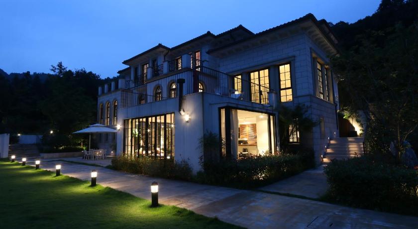 후저우 / 호주 Mogan Mountain Fangu Boutique Villa 5성급 게스트하우스 로비