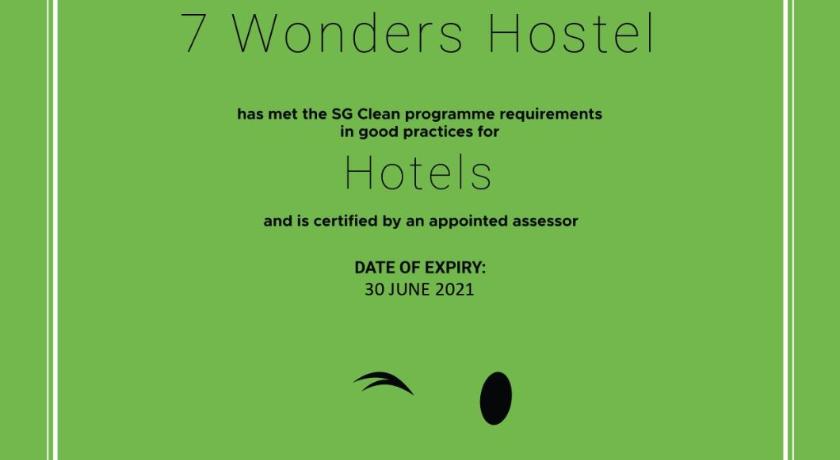 a poster with a picture of a cat on it, 7 Wonders Hostel (SG Clean Certified) in Singapore