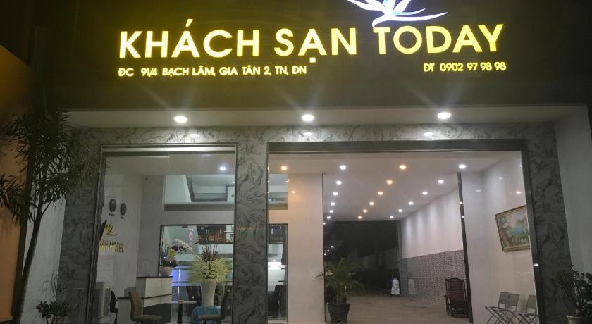 a building with a sign on the front of it, Khach San Today in Xa Gia Tan
