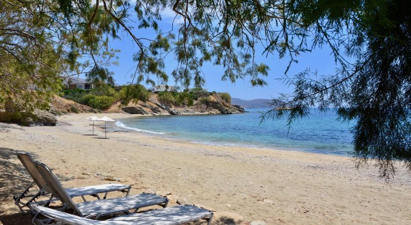 Beach house set in a beautiful bay photo