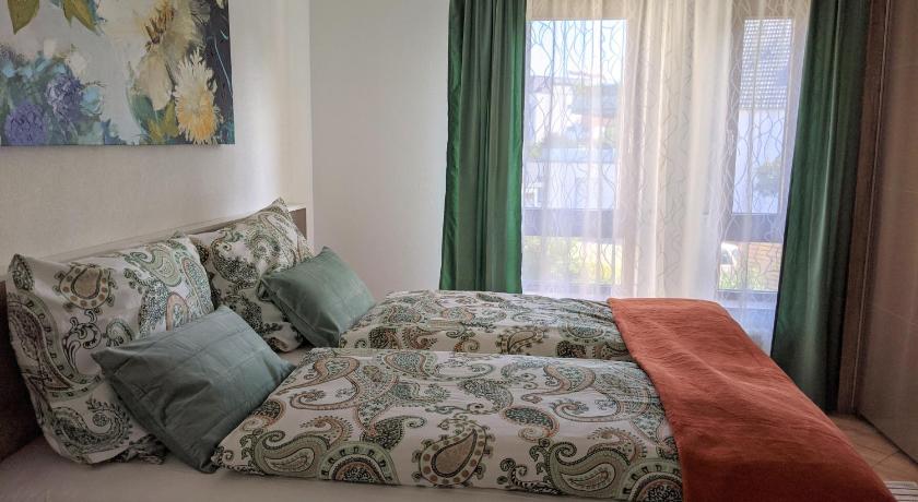 Apartment with parking garage photo