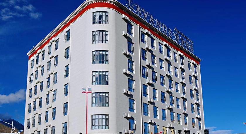 라싸 Lavande Hotel (Lhasa City Government Xizang University Branch) 호텔 로비