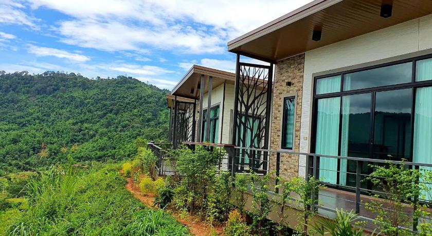 a view from the balcony of a house, At Tree Resort Khaokho in Khao Kho