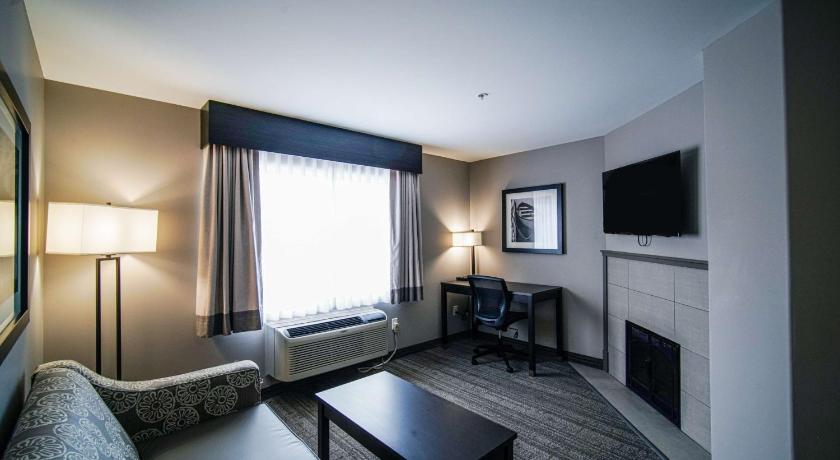 Image of Suite-1 King Bed, Non-Smoking, Lake View, Fireplace, Refrigerator 3