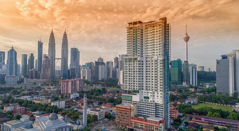 a cityscape of a city with skyscrapers, Tamu Hotel & Suite Kuala Lumpur in Kuala Lumpur