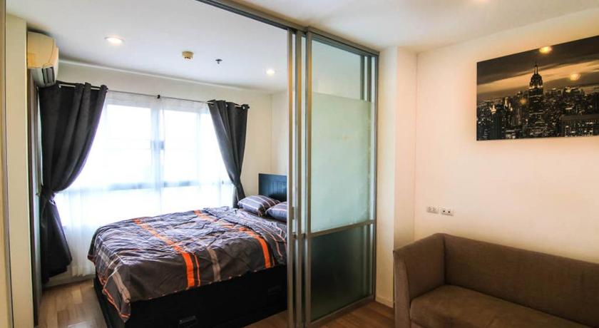 방콕 방카피의 아파트먼트 (23m², 침실 1개, 프라이빗 욕실 1개) (Nice Condo near Lam Sali MRT, Fast Wi-Fi) 4성급 게스트하우스 스위트룸