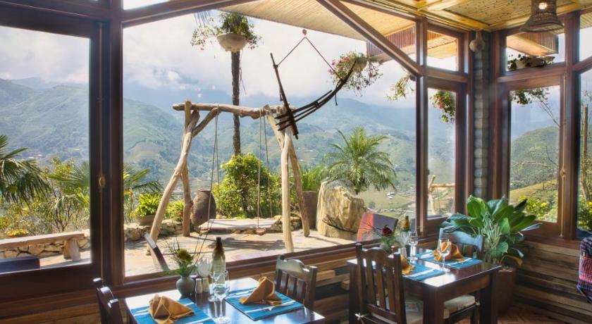 沙坝 Eco Palms House - Sapa Retreat 酒店 泳池