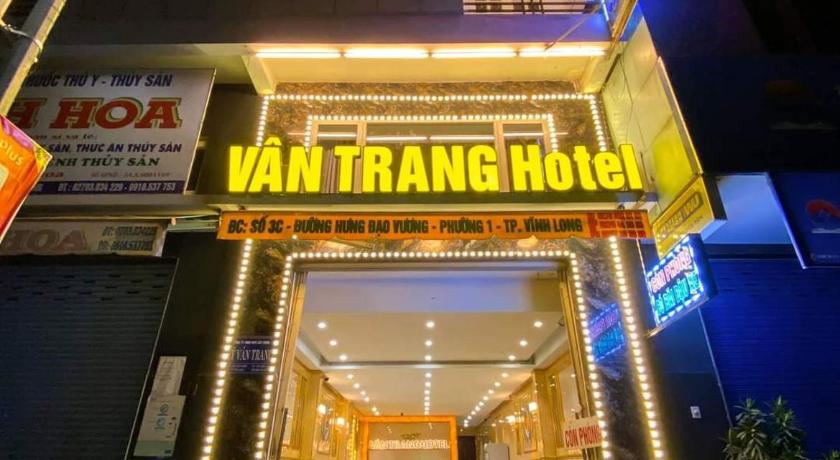 a building with a lot of windows on it, Van Trang Hotel in Vinh Long