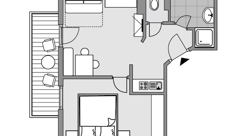 Image of One-Bedroom Apartment with Balcony - Annex 6