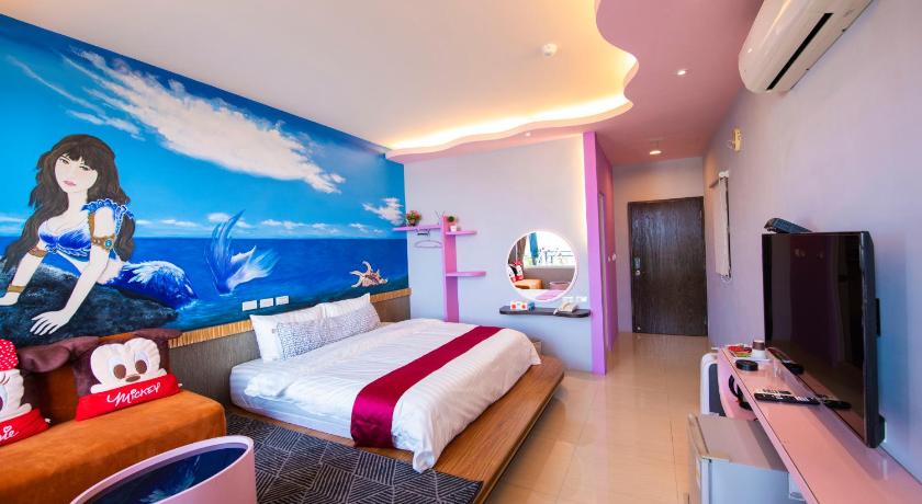 Double Room with Balcony and Sea View, Hold 住 208 B&B in Liuqiu