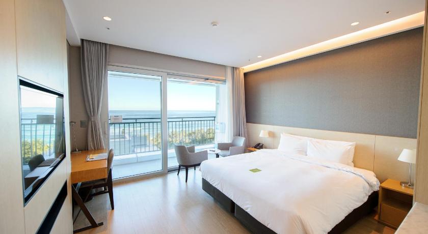 江陵 St.John's Hotel 5つ星 ホテル 眺望