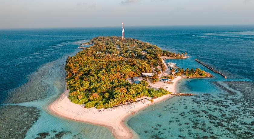 モルディブ島 By the shade Maldives 3つ星 ホテル 外観