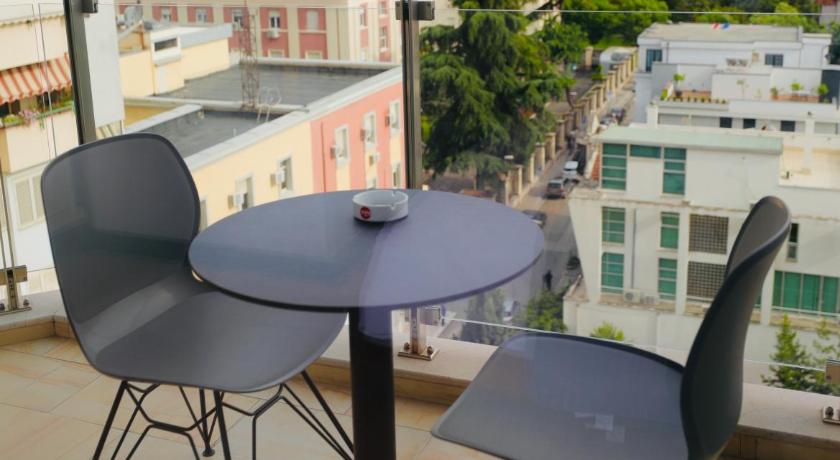 Balcony/terrace, Mulaj Hotel in Tirana