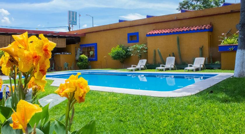 サン・パブロ・ビジャ・デ・ミトラ Hotel Hacienda Don Cenobio 4つ星 ホテル プール