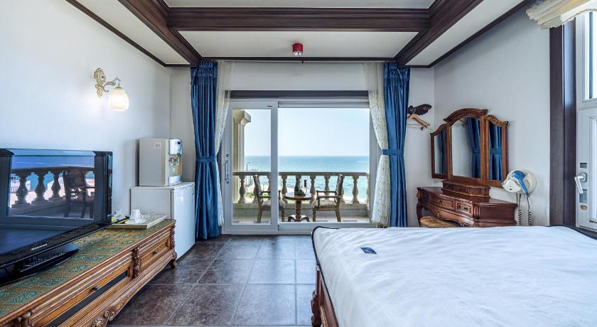 江陵 Pension Badawa 4つ星 ゲストハウス ロビー